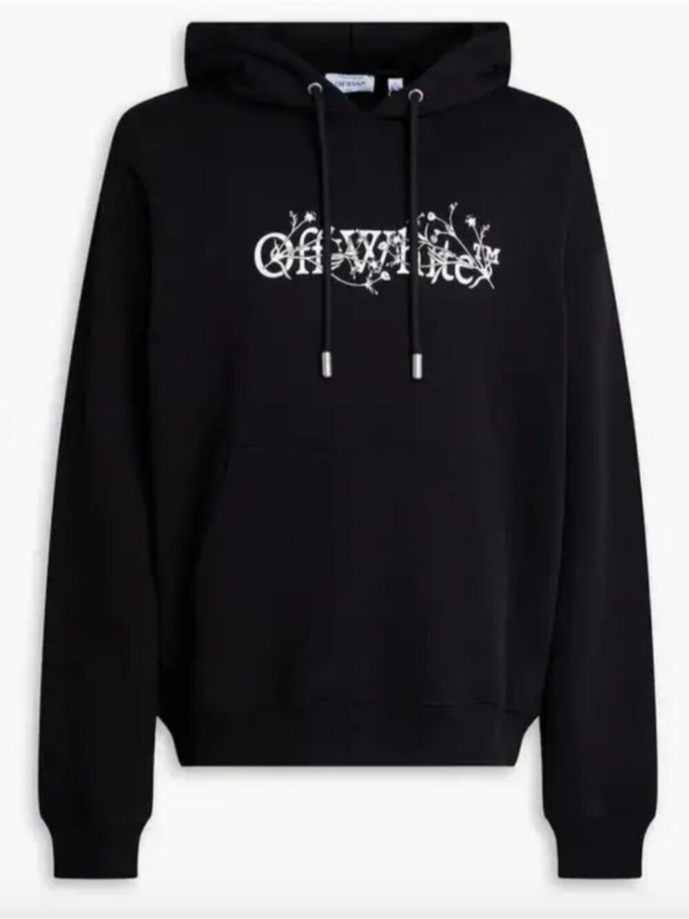 OFF-WHITE™ Bookish printed French cotton-terry hoodie M